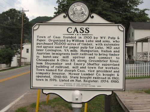 Cass Scenic Railroad.
